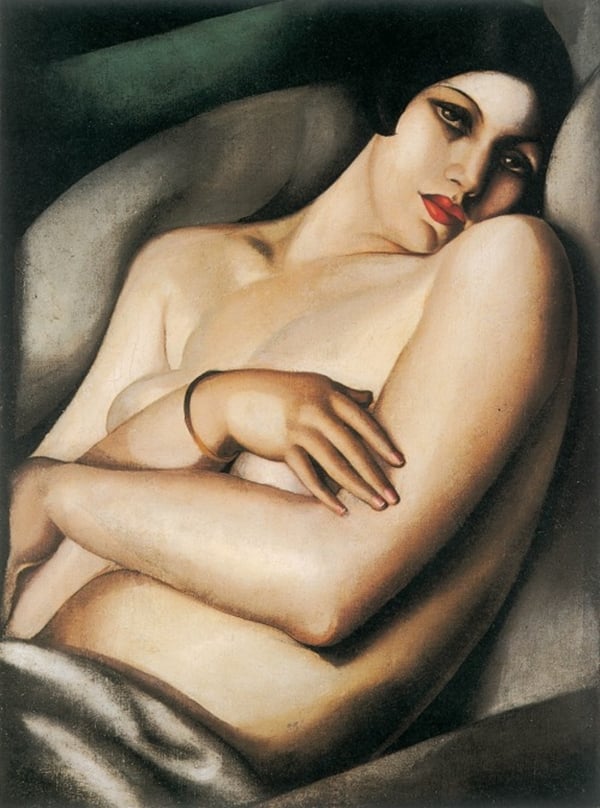 Tamara de Lempicka, Le rêve (Rafaëla sur fond vert) (1927) sold at Sotheby's New York on November 2, 2011 for $8,482,500.