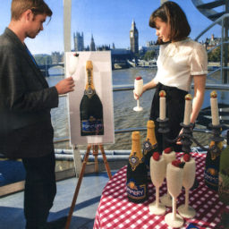 Kate Jenkins’ 2010 installation for Champagne Pommery at the London EyePhoto via: Cardigan
