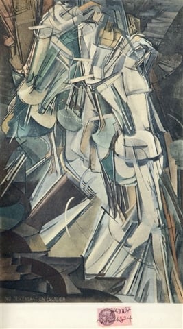 Nude Descending a Staircase, No.2 by Marcel Duchamp