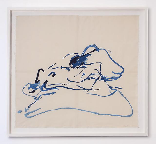 Tracey Emin, Still Life, 2012, embroidered calico, 73 x 79 x 4 in., 185.4 x 200.7 x 10.2 cm. (framed), Lehmann Maupin, New York, NY