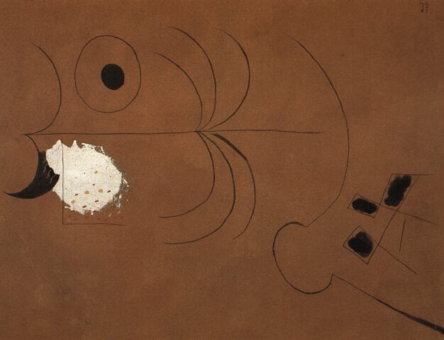 Le Placeur du music-hall by Joan Miro