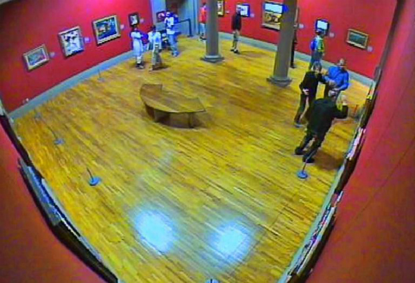 The CCTV cameras at the Dublin museum recorded the attack<br>Photo: National Gallery of Ireland via Metro