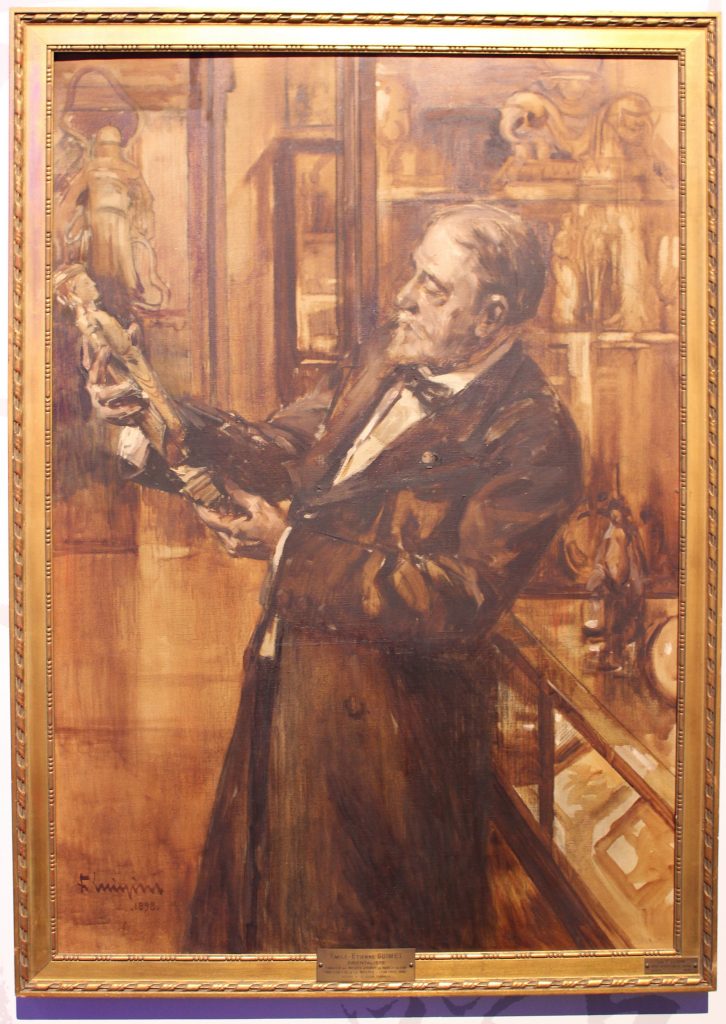 Portrait of Émile Guimet. Collection of the Musée des Confluences, Lyon.