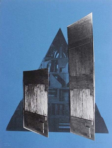Louise Nevelson, Blue Facade (from Facade - Homage to Edith Sitwell), 1966