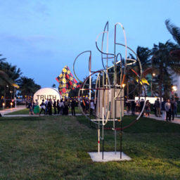 Matthias Bitzer, Sleep and echo (2012), at Art Basel in Miami Beach's Public sector. Photo: Sarah Cascone.