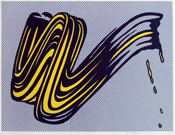 Roy Lichtenstein, Brushstroke, 1965