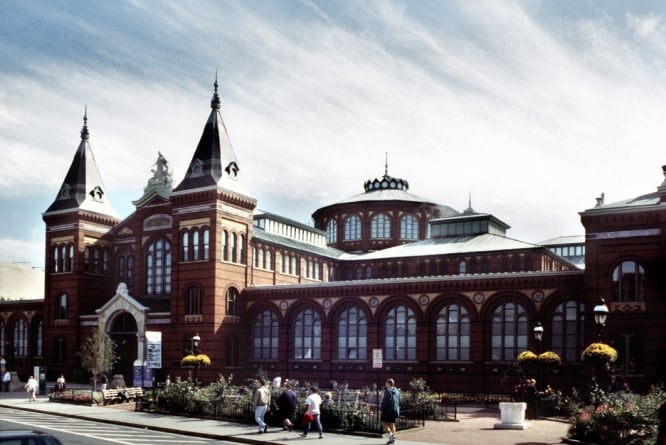 Smithsonian's Arts and Industries building in Washington, DC. Photo courtesy of the Smithsonian Institute. 