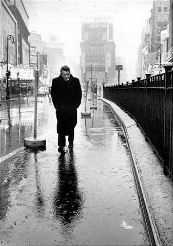 James Dean in Times Square by Dennis Stock