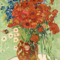 5. Vincent van Gogh Nature morte, vase aux marguerites et coquelicots (1890) sold at Sotheby's New York on November 4, 2014 for $61,765,000.