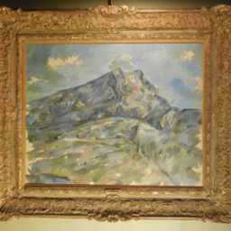Paul Cézanne, La Montagne Sainte-Victoire vue du bosquet du Château Noir (1904).