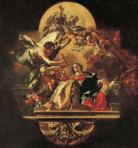 The Annunciation by Fancesco Solimen