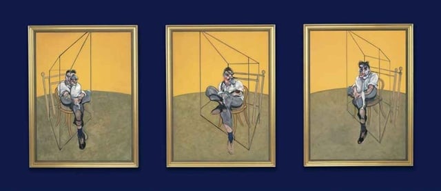 Francis Bacon, Three Studies of Lucian Freud (1969), sold at Christie's New York for a record $142.4 million.