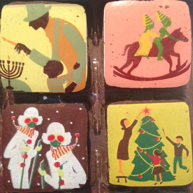 MarieBelle hand-painted chocolate ganache candies. Photo: Sarah Cascone.