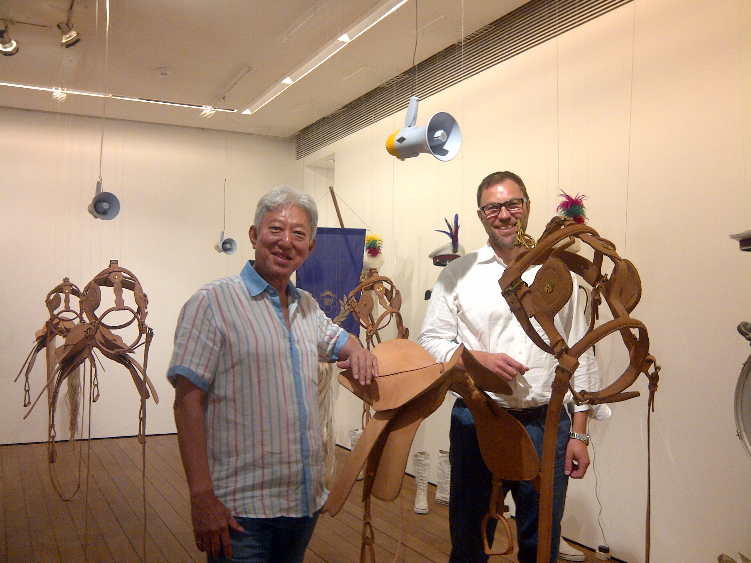 Matthias Arndt visiting Rudi Akili at his Museum in Jakarta, Indonesia, July 2013
