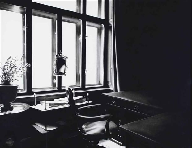 Untitled (Freud's desk by window by Robert Longo