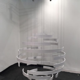 Troika, The Sum of All Possibilities (White), 2014, suspended sculpture.
