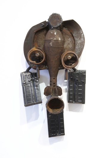 Gonçalo Mabunda Untitled (Mask)  (2011)Photo: Jack Bell Gallery