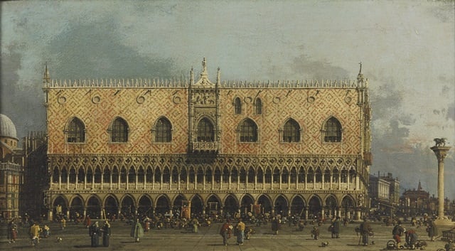 Canaletto The Piazzetta: Looking East, with the Ducal Palace