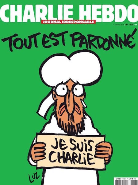 The cover of the new issue of Charlie HebdoPhoto: Charlie Hebdo/EPA via The Guardian