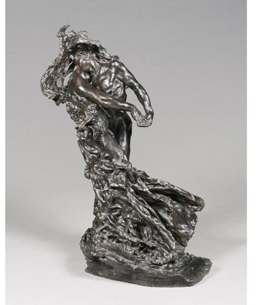Camile Claudel The Waltz (executed 1892, cast 1893), sold for a record $8 million at Sotheby's London in June 2013. Photo: Courtesy Sotheby's