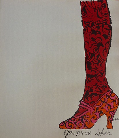 Gee Merrie Shoes by Andy Warhol