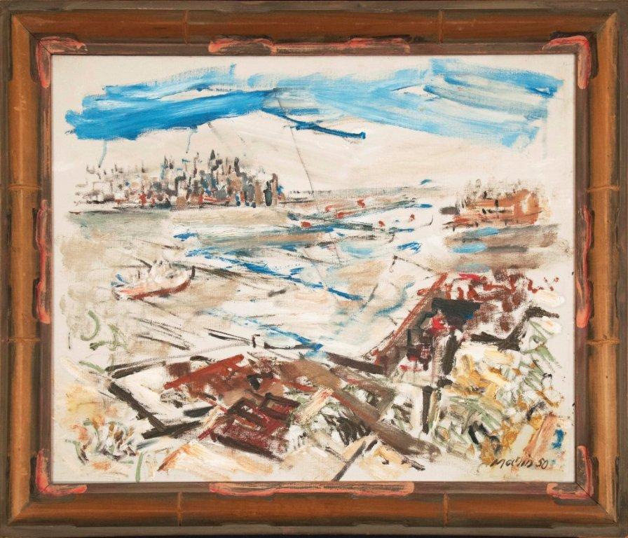 John Marin New York Series From Weehawken Heights 1950 at Questroyal Fine Art LLC, New York, NY
