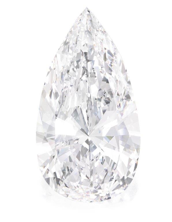 Exceptional Pear-Shaped Diamond