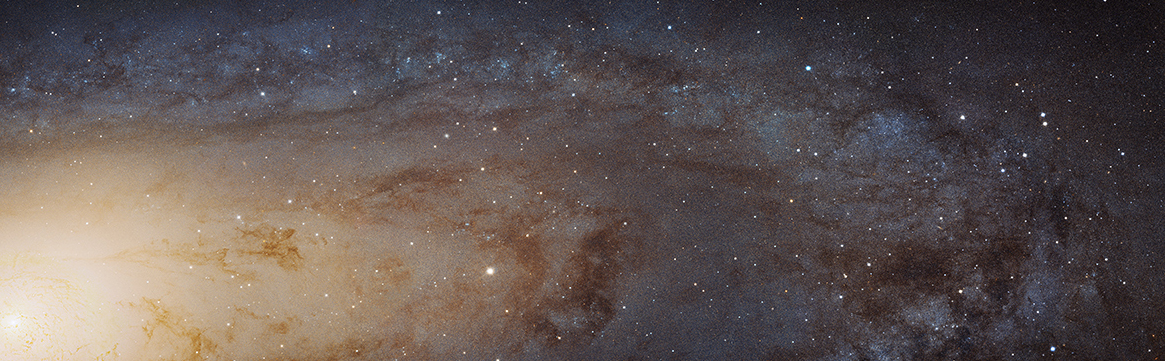 The Hubble Space Telescope's largest photograph ever depicts the Andromeda galaxy. Photo: NASA.