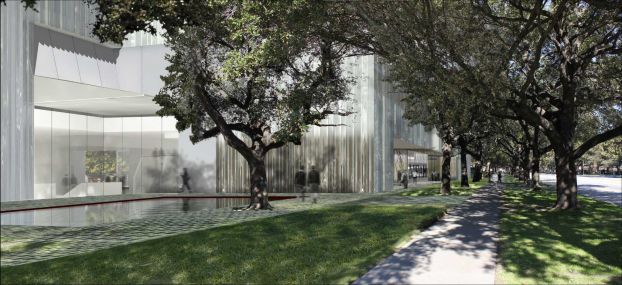 Rendering of the planned Nancy and Richard Kinder Building at the Museum of Fine Arts, Houston. Steven Holl Architects.