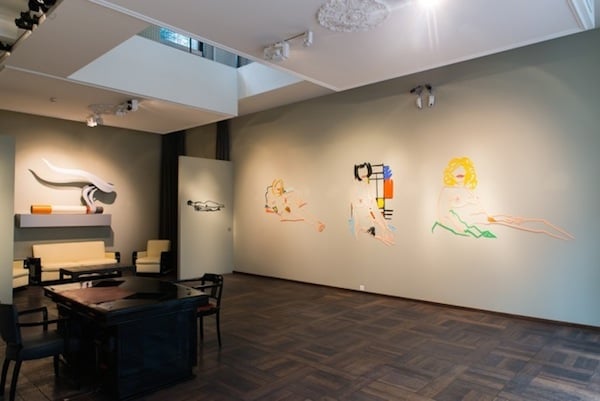 Installation view of “A Line to Greatness” at Galerie Gmurzynska. Photo: courtesy of Galerie Gmurzynska
