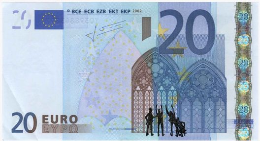 Greek Artist Defaces European Currency To Highlight Crisis