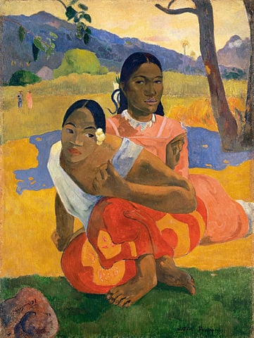 Paul Gauguin, Nafea Faa Ipoipo? (When Will You Marry?), 1892. Photo: courtesy the Beyeler Foundation.