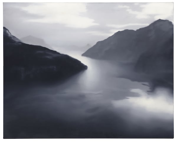 Lot 8, Gerhard Richter, <i>Vierwaldstätter See (Lake Lucerne)</i> (1969). Courtesy of Christie's Images Ltd. 2015.