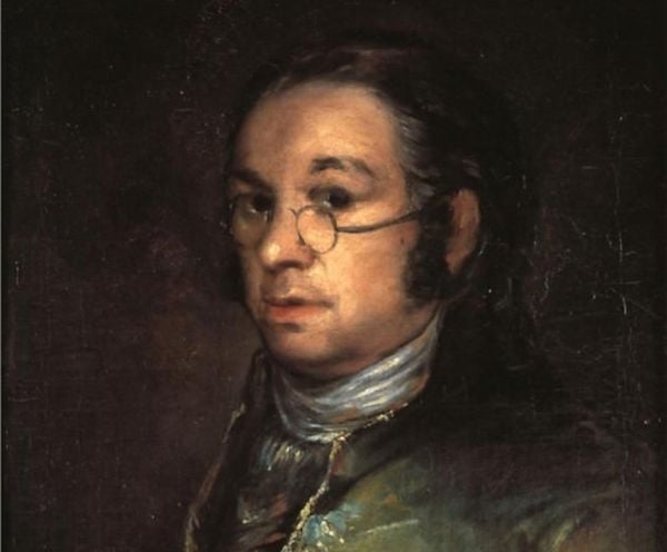 Francisco Goya, Self-Portrait with Spectacles (circa 1800) at the Musée Bonnat<br />Photo: via Pinterest