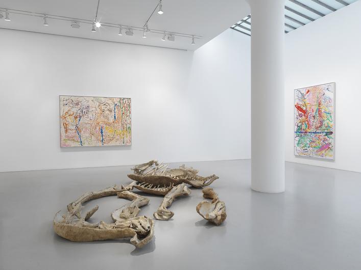 Nancy Graves, installation view, Mitchell-Innes and Nash, 2015.