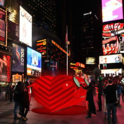 Stereotank, HeartBeat (2015, Times Square, New York (rendering). Photo: Stereotank.