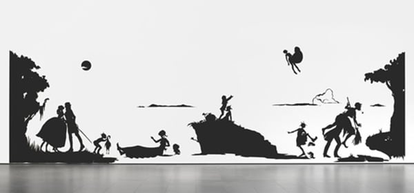 Kara Walker, <i>Gone, An Historical Romance of Civil War As it Occurred Between the Dusky Thighs of Young Negress and Her Heart</i> (1994). Courtesy of the Museum of Modern Art.