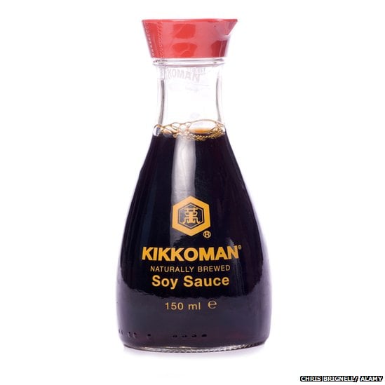 Kenju Ekuan designed Kikkoman soy sauce bottle.