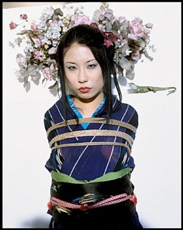 Nobuyoshi Araki, Bondage series (2008). Photo: artnet.