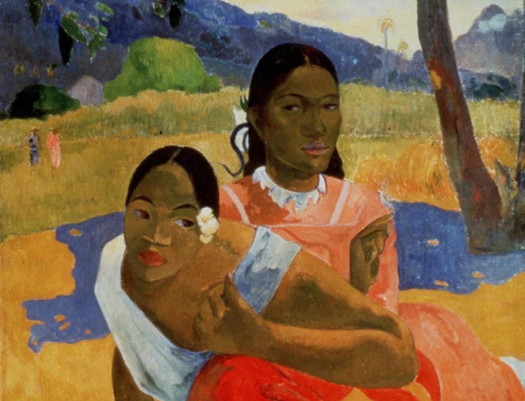 Paul Gauguin, Nafea Faa Ipoipo (When Will You Marry?) 1892. The painting sold for $300 million.
