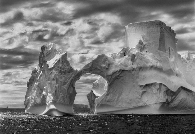 Sebastião Salgado, Iceberg between Paulet Island and the South Shetland Islands on the Antarctic Channel.