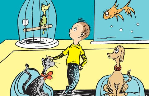 Dr. Seuss, What Pet Should I Get? (detail). Courtesy Random House Children's Books.