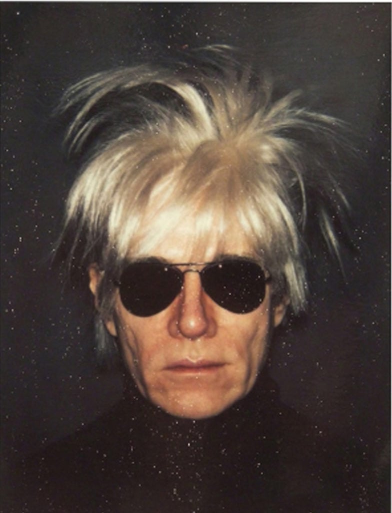 Andy Warhol, Self-Portrait in Fright Wig (1986).