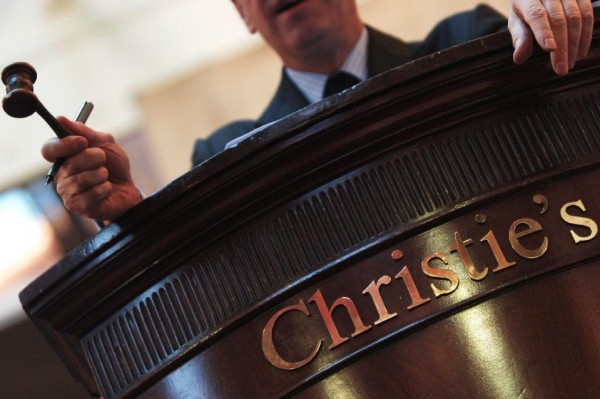 The six letters are set to go under the hammer at Christie's, New York on Friday Photo: Yahoo News
