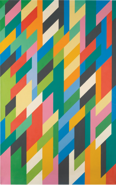 Bridget Riley, Ivy Painting, 1998 Courtesy Sotheby's