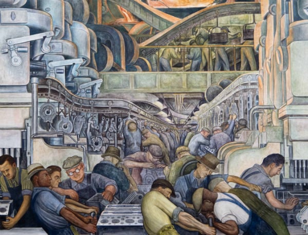 Diego Rivera, Detroit Industry north wall