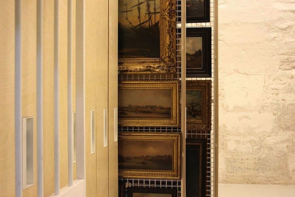 Paintings stored at the foundation<br>Photo: Courtesy Fondation Custodia