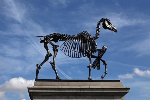Haans Haacke’s Gift Horse (2015)Photo: Fourth Plinth