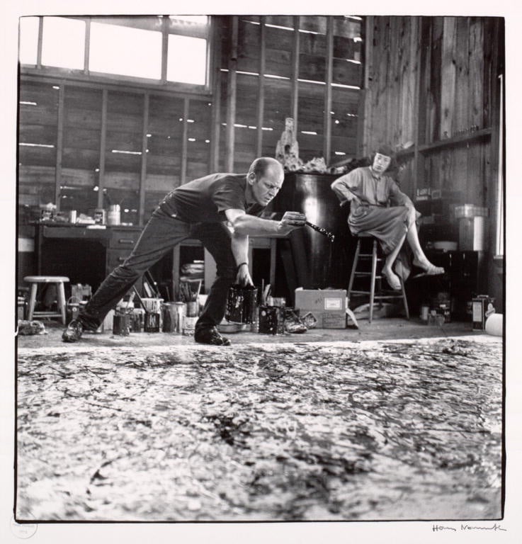 Hans Namuth, <em>Painting ‘One’. Jackson Pollock – Lee Krasner</em> (1950)
