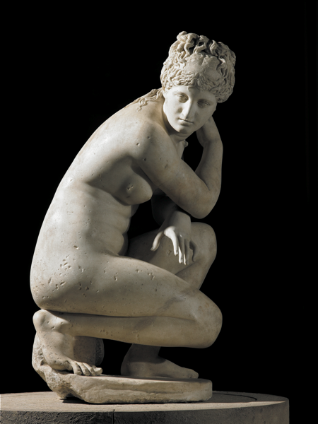 Marble statue of a naked Aphrodite crouching at her bath, also known as Lely’s Venus Roman copy of a Greek original, 2nd century AD Royal Collection Trust / © Her Majesty Queen Elizabeth II 2015